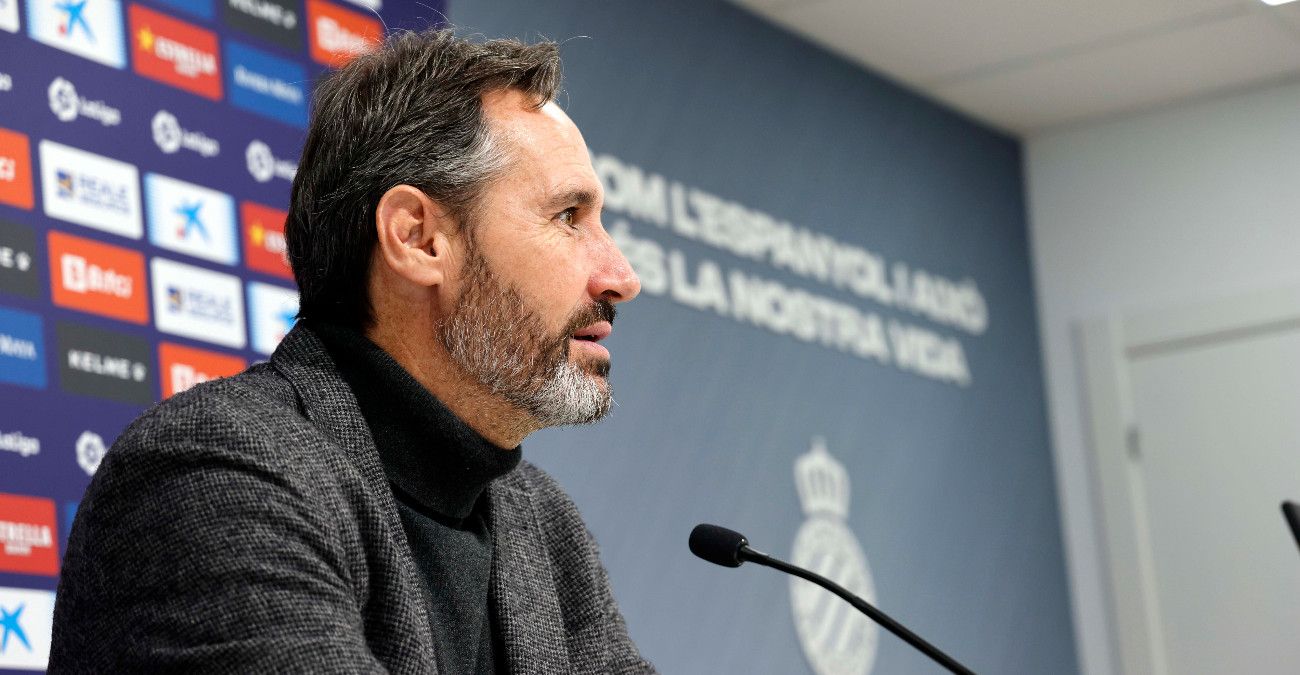 Vicente Moreno, en rueda de prensa