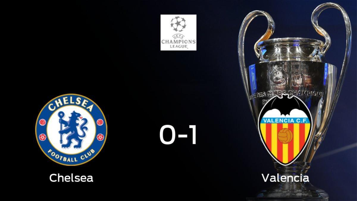 El Valencia gana 0-1 en el feudo del Chelsea