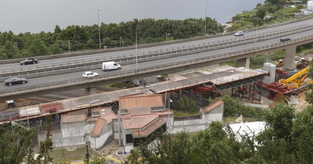 Trabajos en el puente de Rande // R.Grobas