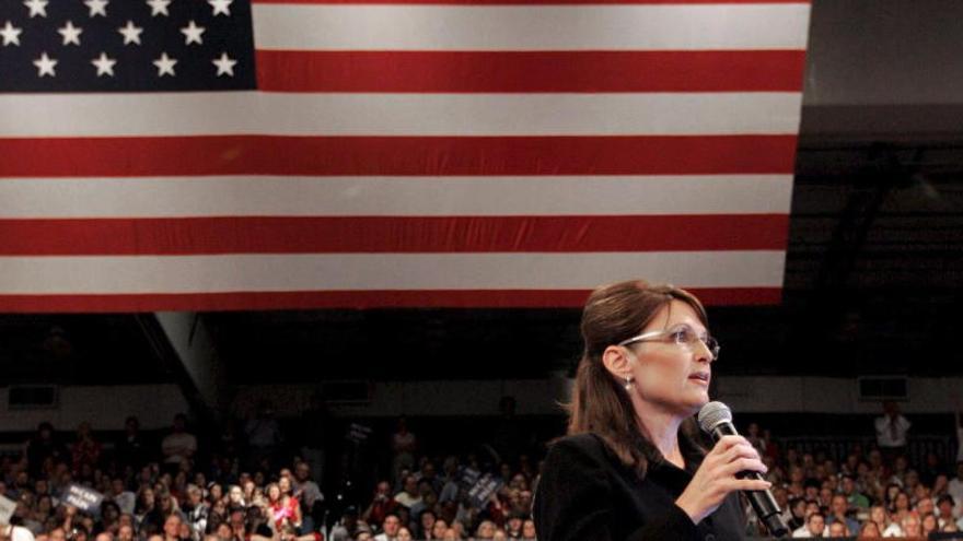 Sarah Palin, durante su carrera presidencial.