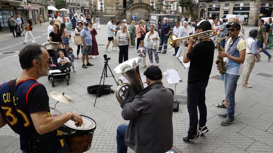 Los músicos callejeros, la banda sonora de Pontevedra