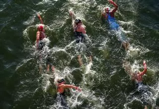 Ángela Martínez y María de Valdés, décima y decimoséptima en aguas abiertas