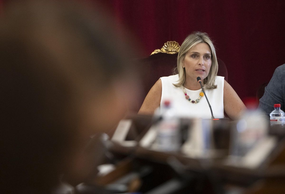 La presidenta, Marta Barrachina, en el pleno de Debate del Estado de la Provincia.