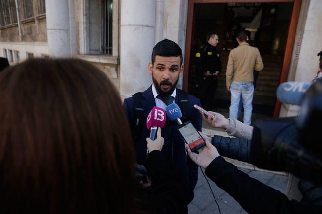 El abogado Vicente Campaner, ante el juez