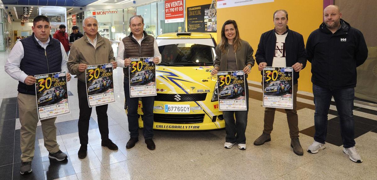 El Rali do Cocido de 2026 fue presentado ayer en el Pontiñas Centro Comercial y de Ocio Gadis de Lalín. | BERNABÉ/JAVIER LALÍN