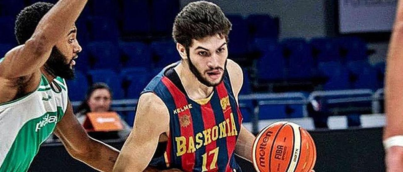 Harguindey durante su etapa con el Baskonia.