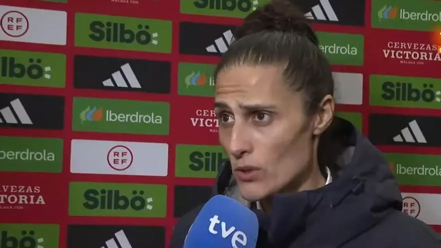 Montse Tom谷 no se pronuncia sobre el penalti pitado ante Portugal