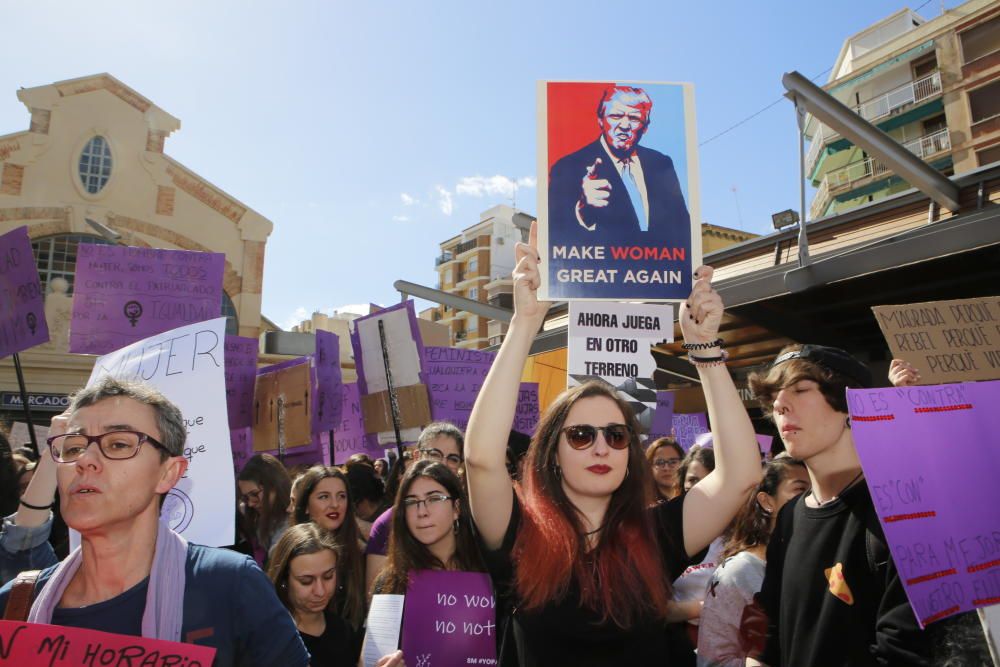 Manifestación feminista en Alicante