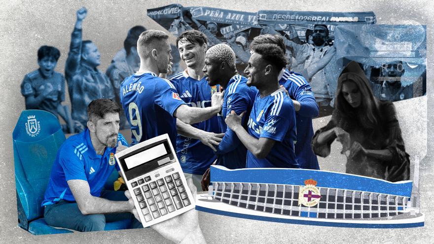 Ganar e invocar a las meigas: los cálculos del Oviedo y todas las carambolas de la última jornada