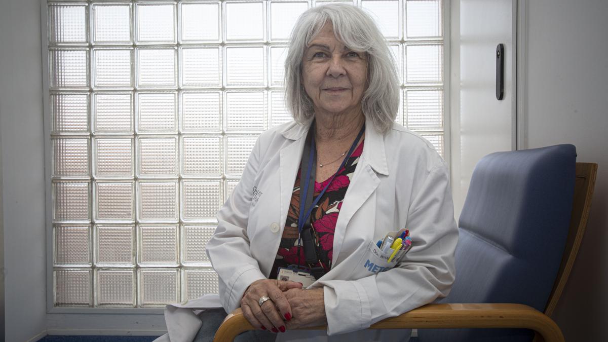 La nutricionista clínica Carmina  Vander Berghe esta semana en el Hospital General de Alicante