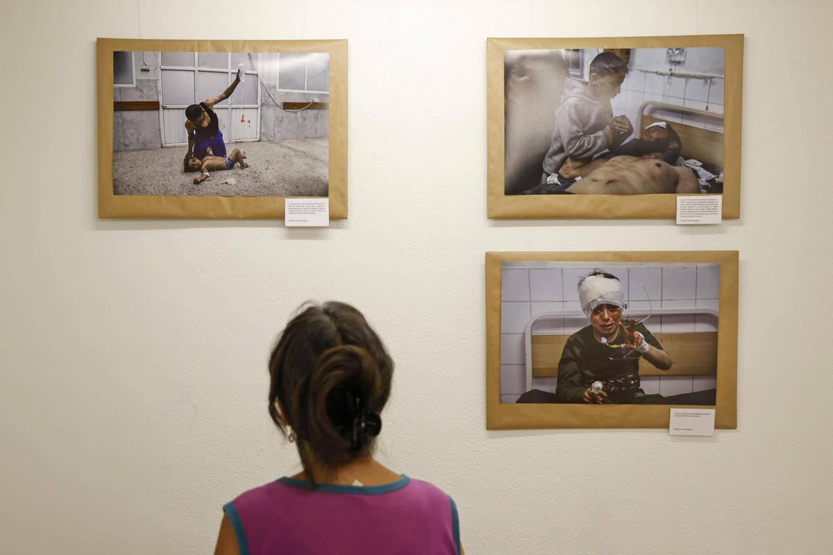 Les imatges de l'exposició fotogràfica de Gaza