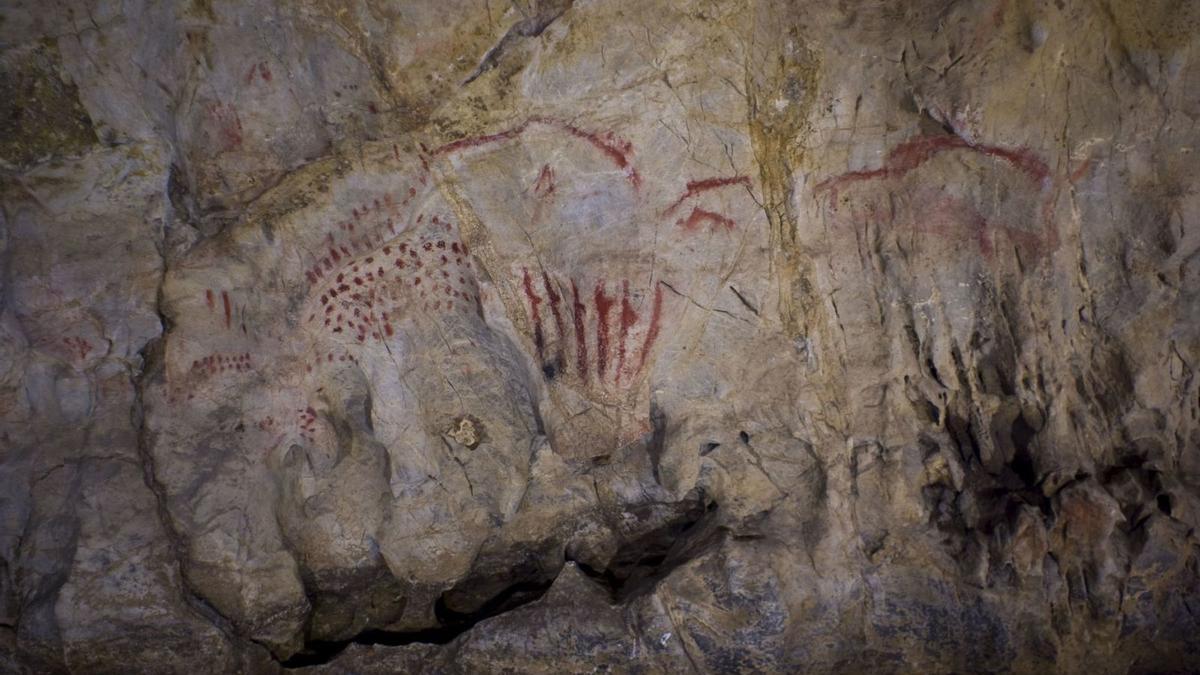 Pinturas rupestres de la cueva de El Pindal.