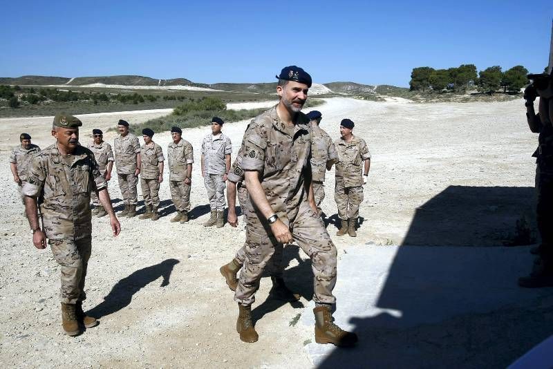 Felipe VI en Centro Nacional de Adiestramiento San Gregorio