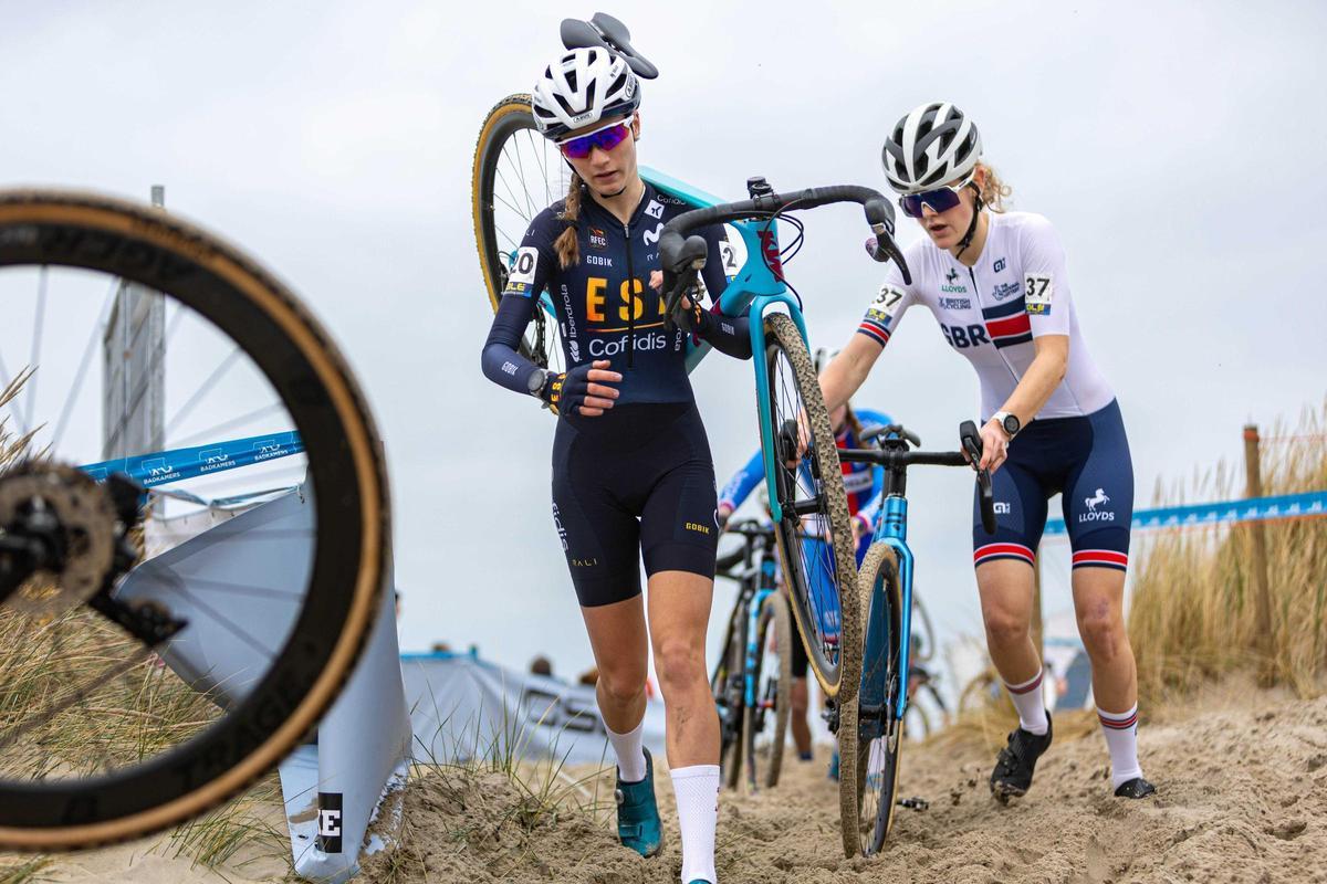Carla Bañuls Puente, en el Europeo, con el maillot de España