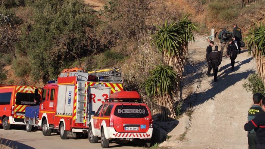 Operación de rescate de un niño de 2 años en un pozo de Málaga