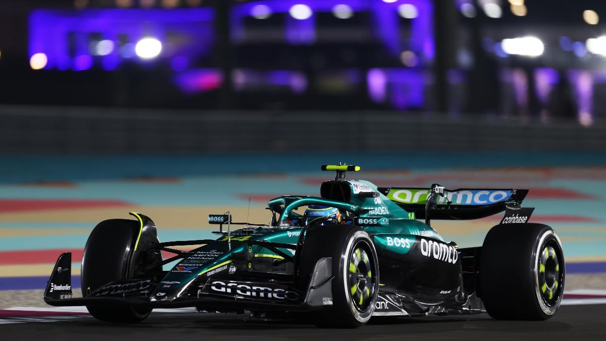 Alonso, durante la clasificación en el circuito qatarí de Losail