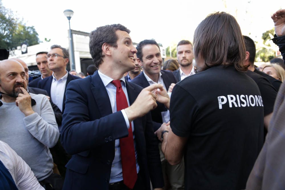 Pablo Casado visita Murcia un día antes del cierre de campaña