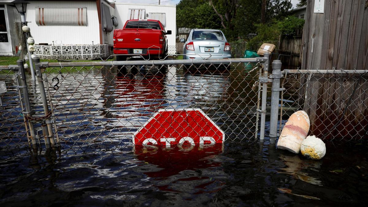 Inundaciones en Florida tras la llegada de Eta