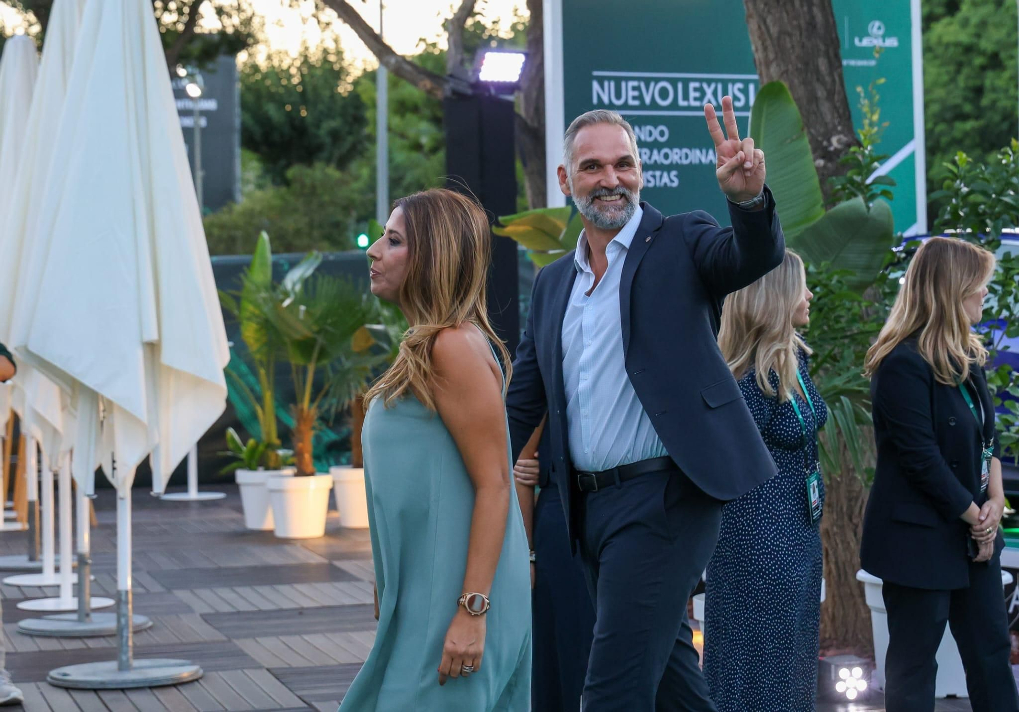 La cena oficial de equipos y autoridades de la Copa Davis en València