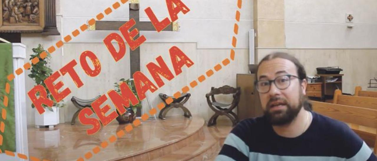 El sacerdote e improvisado Youtuber Alejandro Navarro. | PARAULA
