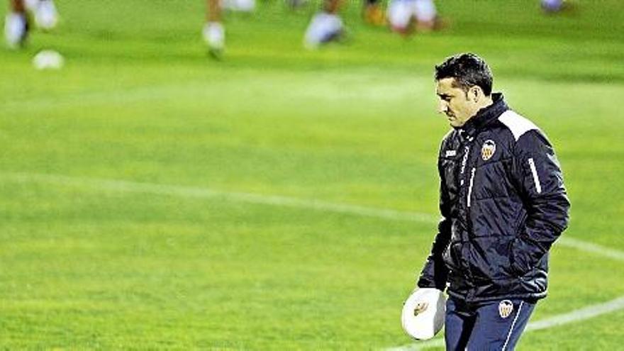 Ernesto Valverde, en Paterna.