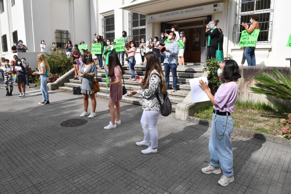 Manifestación en el Salvador de Madariaga