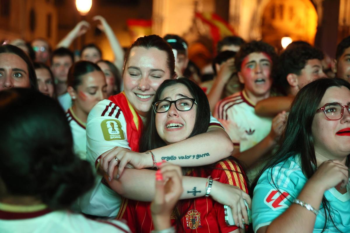 Así se vivió el triunfo de España en Oviedo