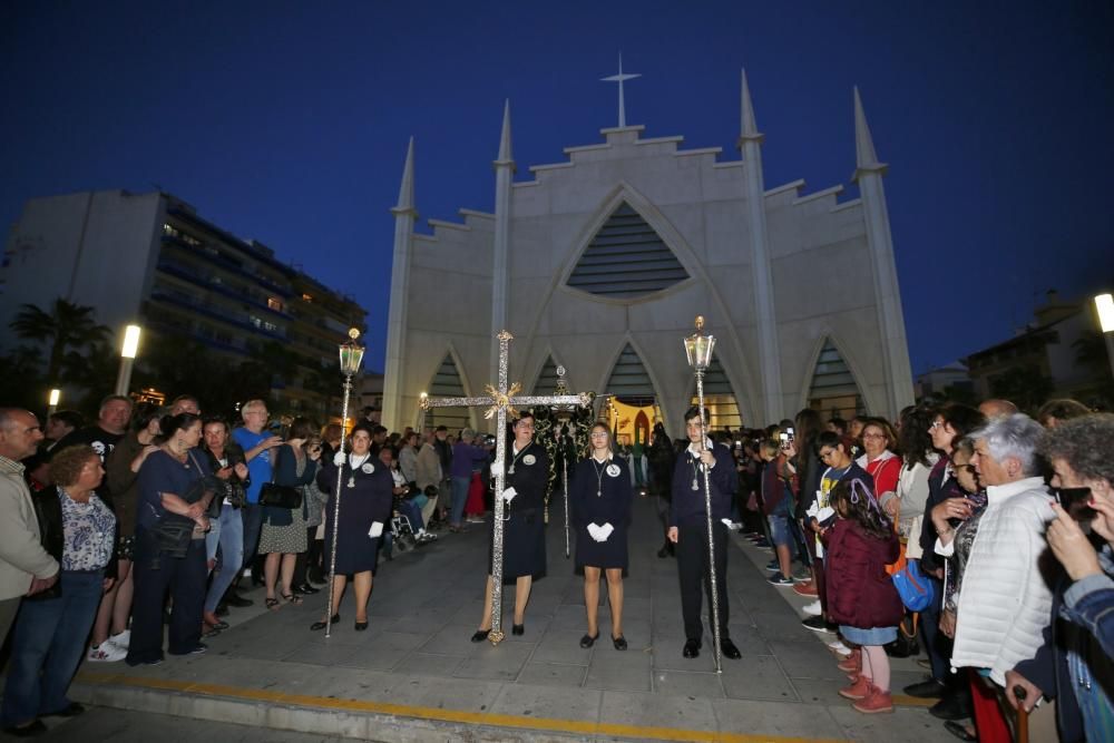 Domingo de Ramos: Procesión de Las Mantillas en Torrevieja con Nuestra Señora de La Esperanza y de La Paz