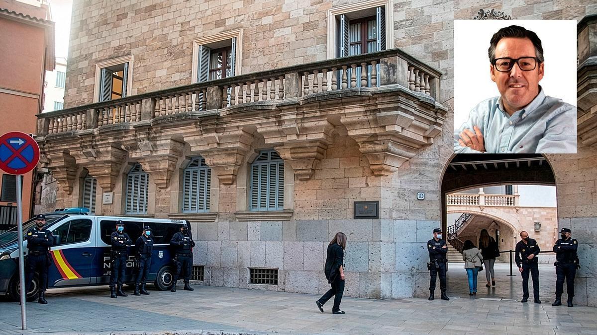 El concejal del Ayuntamiento de Valldemossa Francesc Marín -en el recuadro- será juzgado en la Audiencia Provincial.