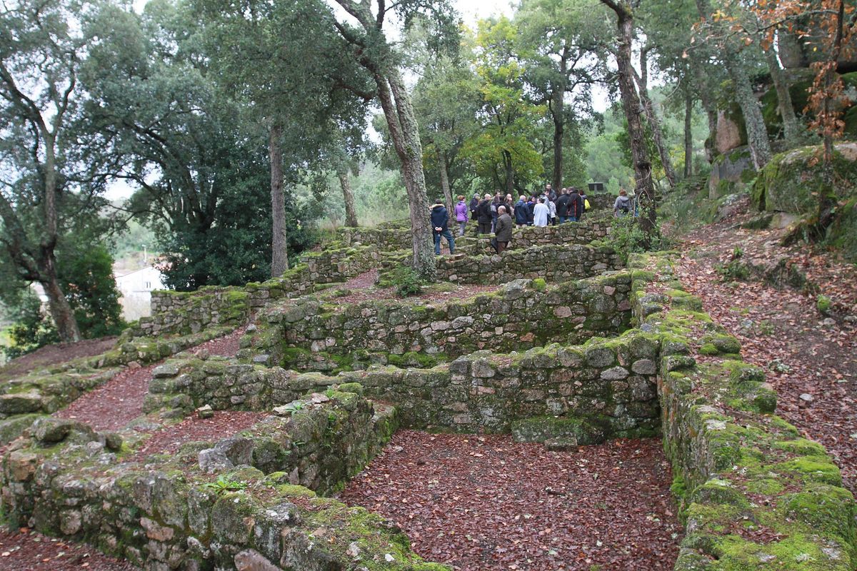 Visita guiada al castro de Santomé.