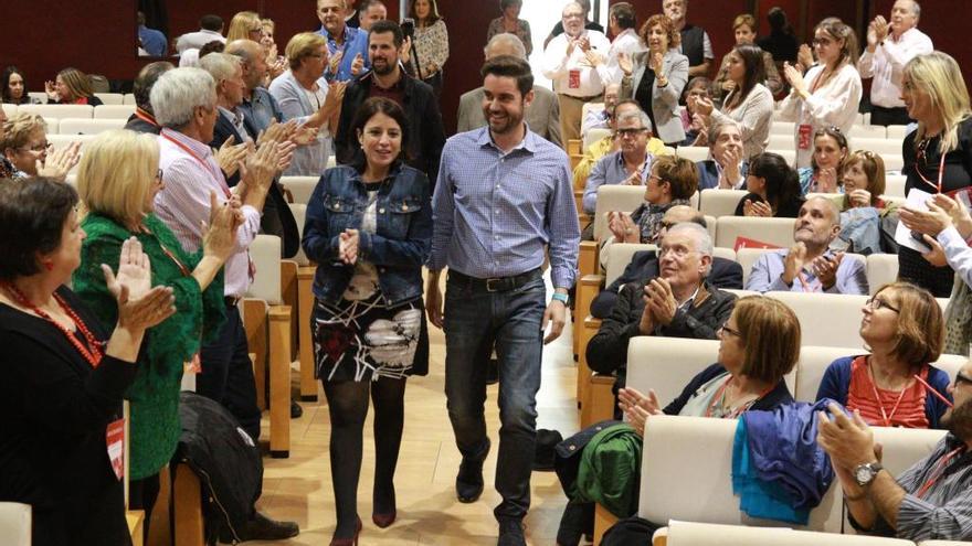 Adriana Lastra junto a Andio Fagúndez en un acto anterior del PSOE en Zamora.