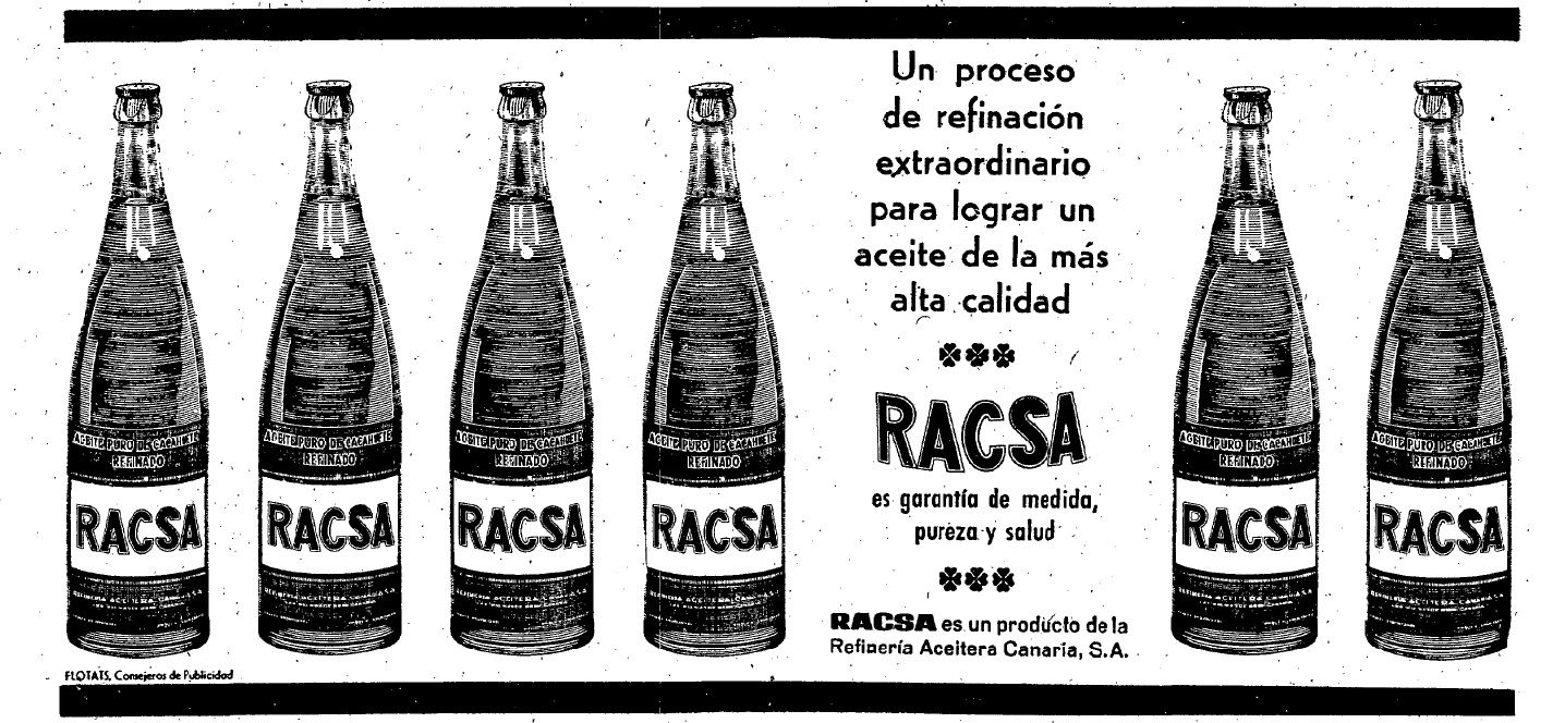 Publicidad Aceite Racsa.