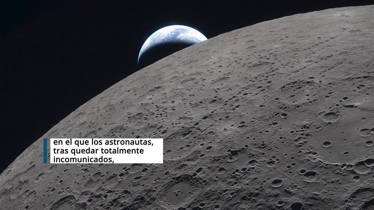 Espectaculares imágenes de la cara oculta de la Luna captadas por la misión Artemis