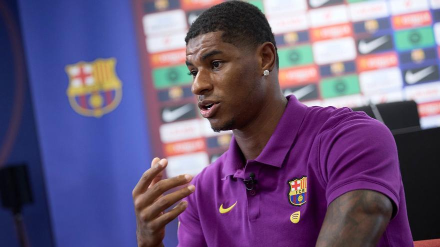 La primera palabra que aprendió Rashford en español