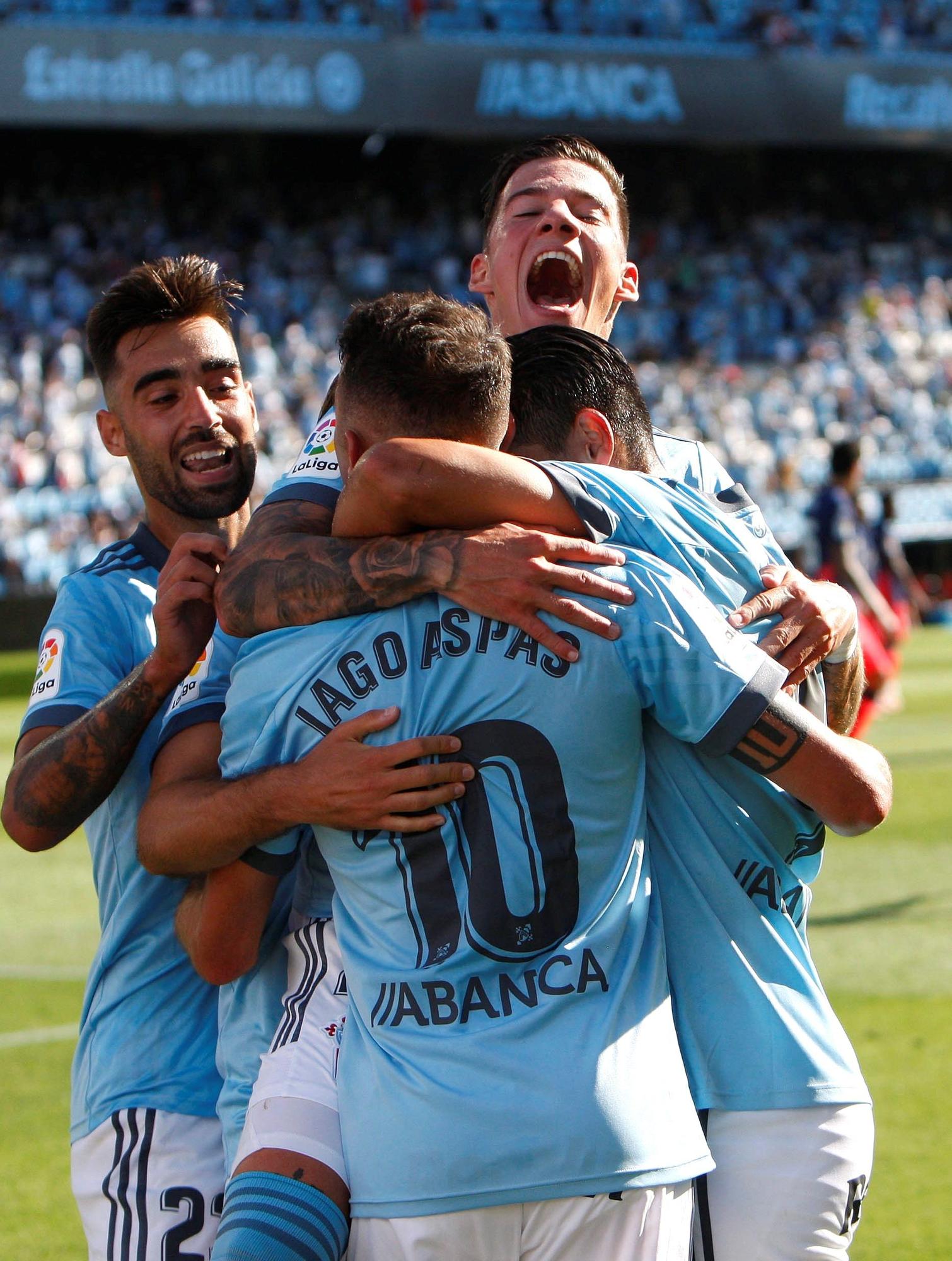 El Celta-Atlético, en imágenes