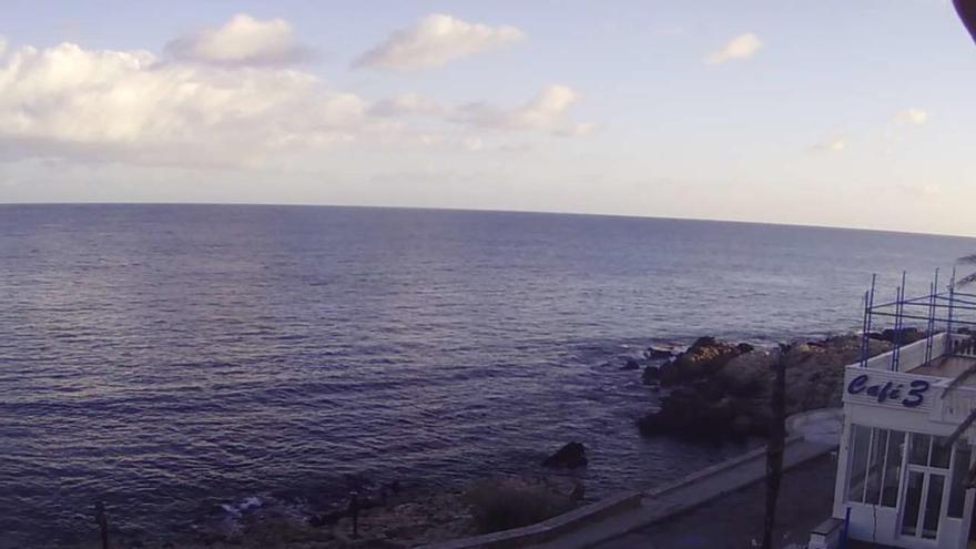 Da hinten am Horizont vor Cala Ratjada braut sich was zusammen.