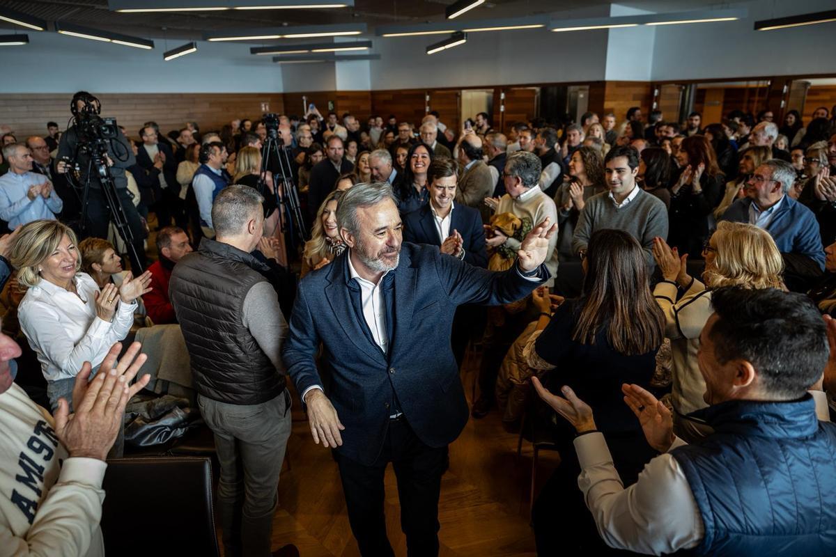 En imágenes | El PP presenta su eslogan de campaña: 'Aragón imparable'