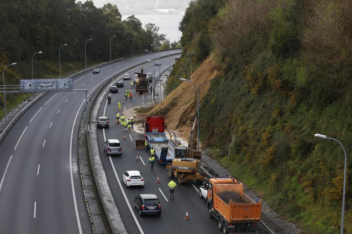 El despredimiento ocurrió a primera hora de la tarde