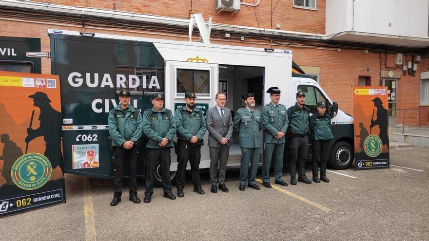 La nueva unidad móvil de la Guardia Civil de Zamora, una respuesta frente al reto demográfico