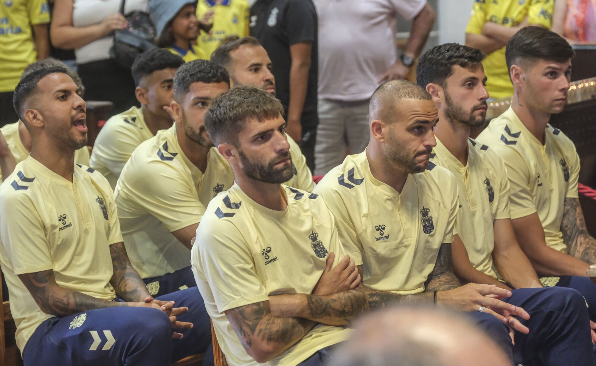 Ofrenda anual de la UD Las Palmas a la Virgen del Pino