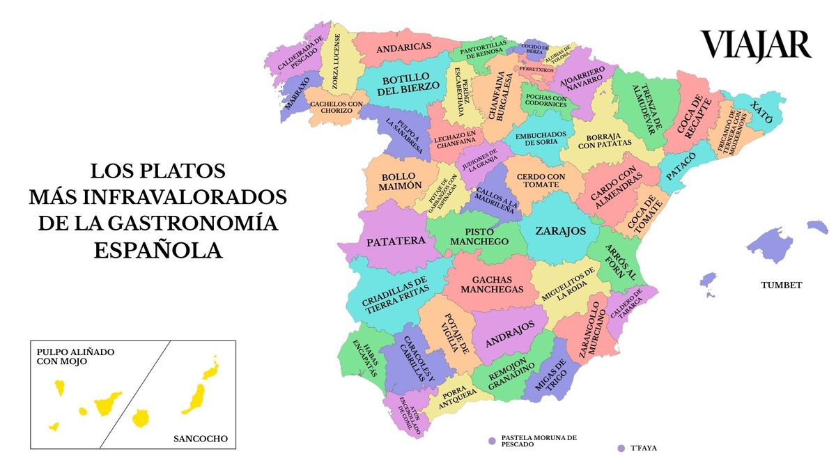 Estos son los platos de la gastronomía española que, si o si, deberías probar.