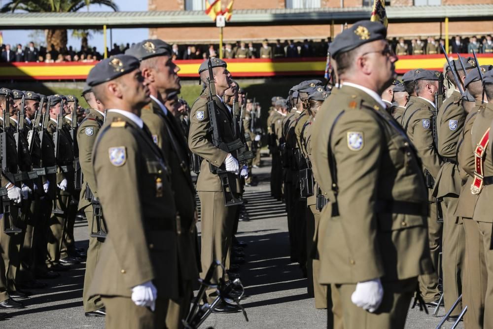 Parada militar del acto de celebración de la Inmaculada