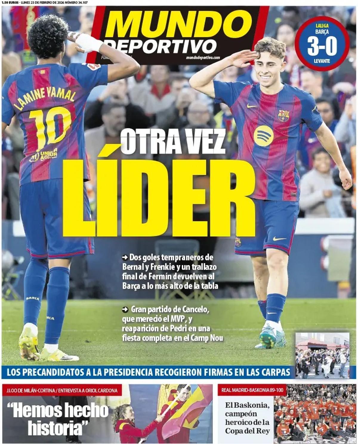 Estas son las portadas de la prensa deportiva de hoy