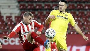 Brandon, durante el duelo de Copa ante el Villarreal