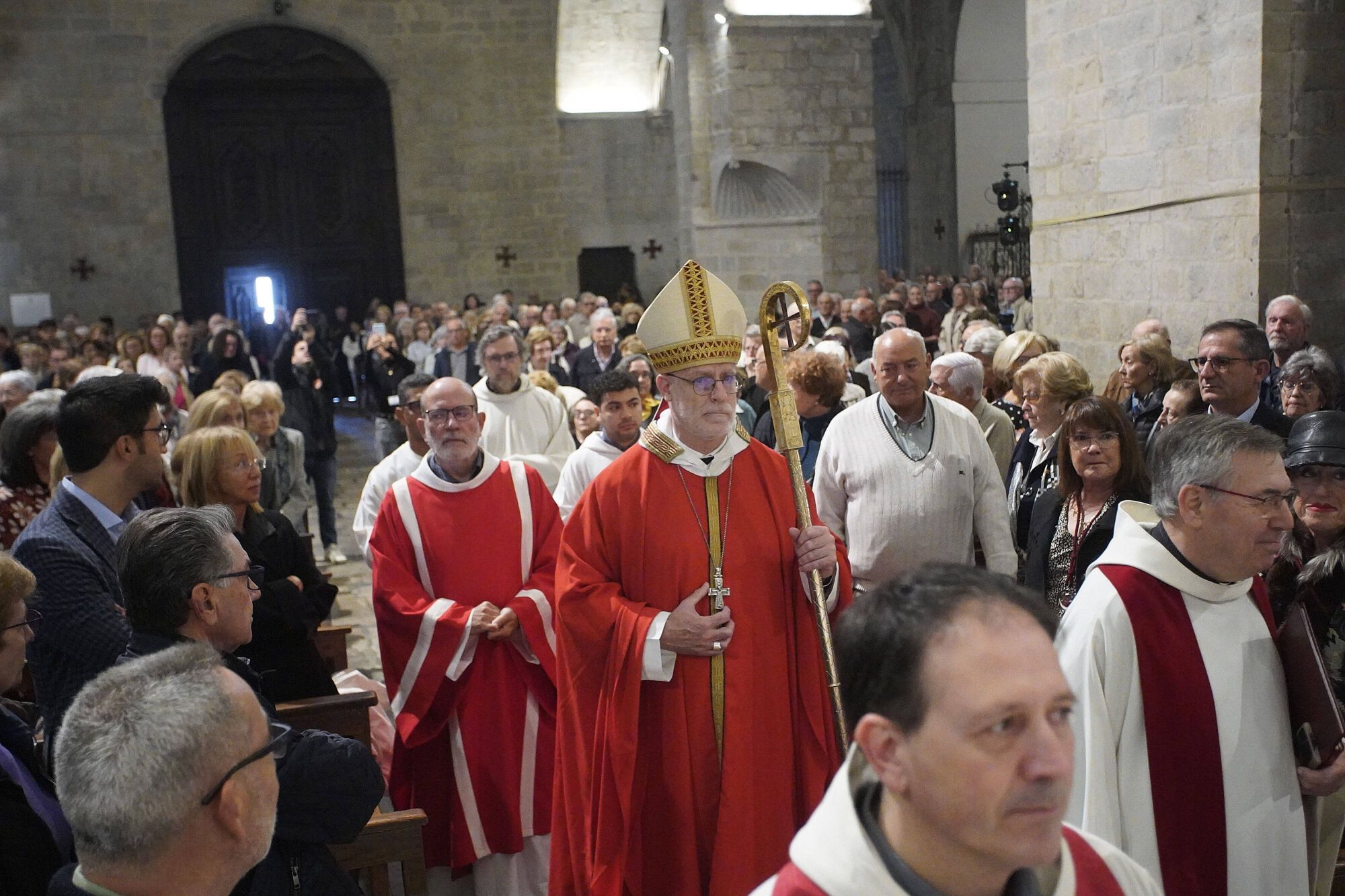 Girona Basílica de Sant Feliu missa de Sant Narcís El Bisbe de Girona evoca Sant Narcís per combatre "la guerra, la fam i la manca d'una vida digna"