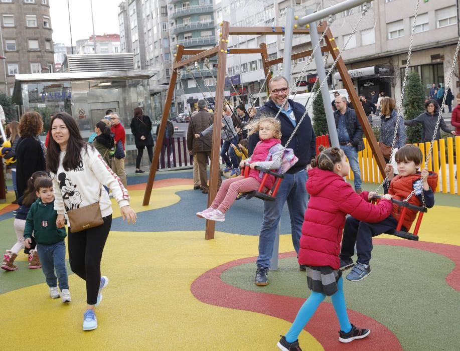 Así es el nuevo 'macroparque' infantil de Vigo.