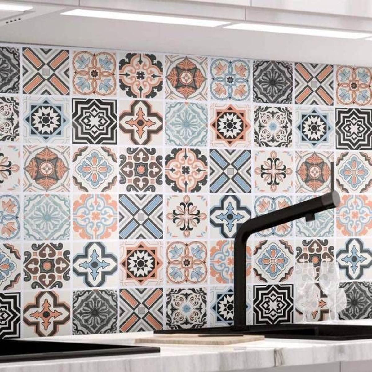 Vinilo de azulejos hidráulicos