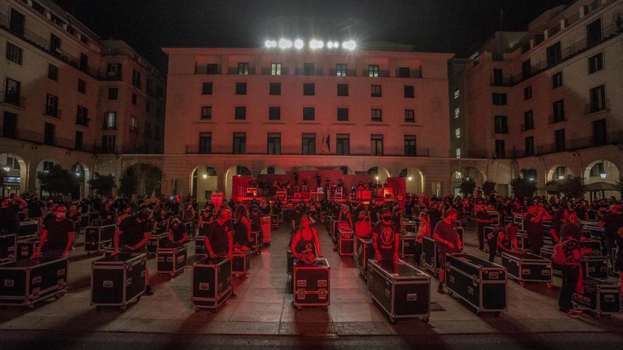 El sector del espectáculo y su Alerta Roja vuelven a la calle en Alicante