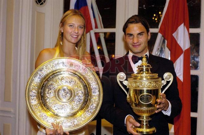 Federer y Sharapova ganadores del 2004