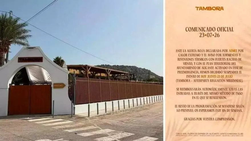 Tambora anuncia que abrirá este fin de semana pese a la orden de cierre del Ayuntamiento de Alicante